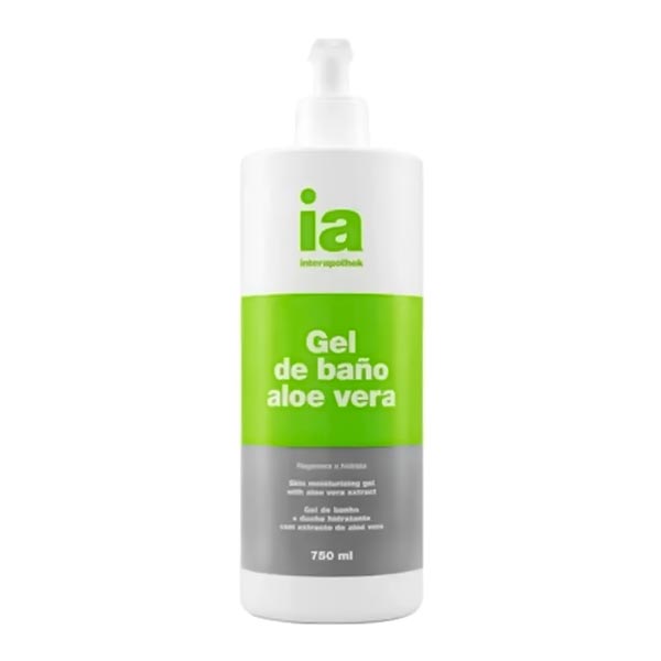 Interapothek gel de banho aloe vera com dosador 750ml
