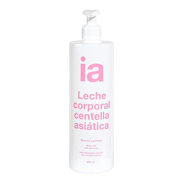 Interapothek leite corporal hidratante centella asiática com dosador 500ml
