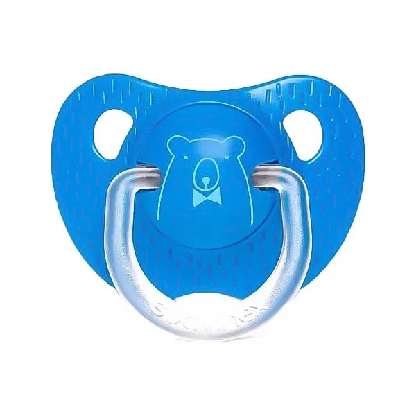 Suavinex chupeta evolution anatómica de silicone, 6-18 meses, cor azul - Image 2
