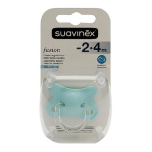 Suavinex Chupeta ergonómico de silicone fusion, 2-4 meses
