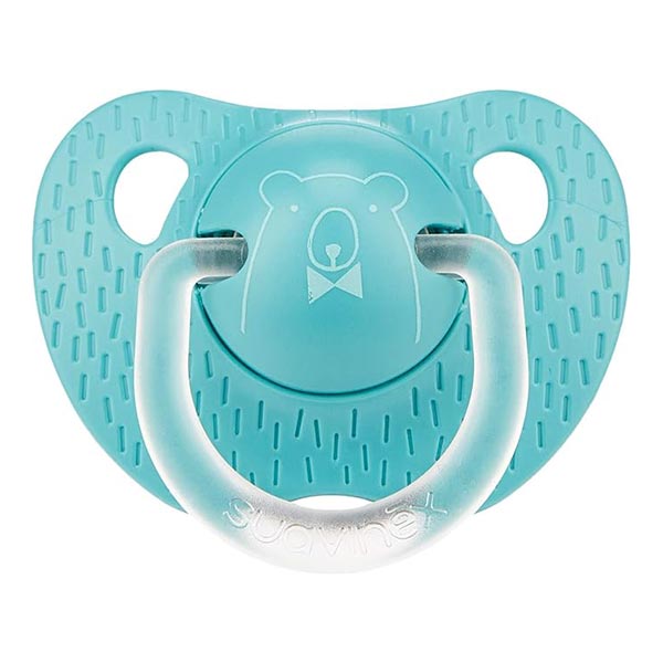 Suavinex chupeta evolution anatómica de silicone, -18 meses, cor verde oso - Image 2