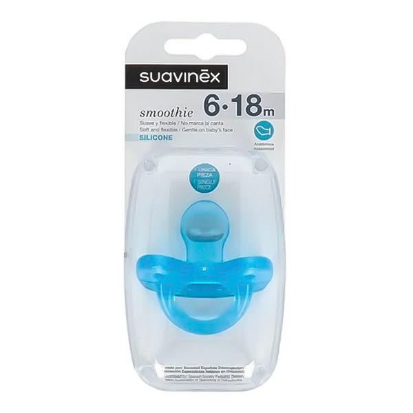 Suavinex chupeta anatómica 6-18 meses azul