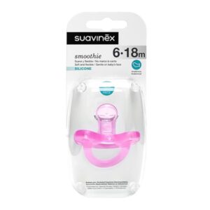 Suavinex chupeta anatómica 6-18 meses, cor rosa