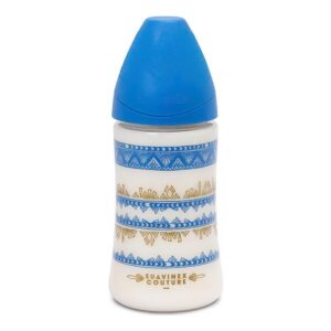 Suavinex biberon couture azul, 270 ml