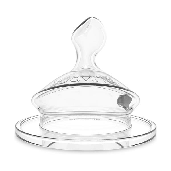 Suavinex tetina anatómica de silicone, 0-6 meses, 2 und - Image 2